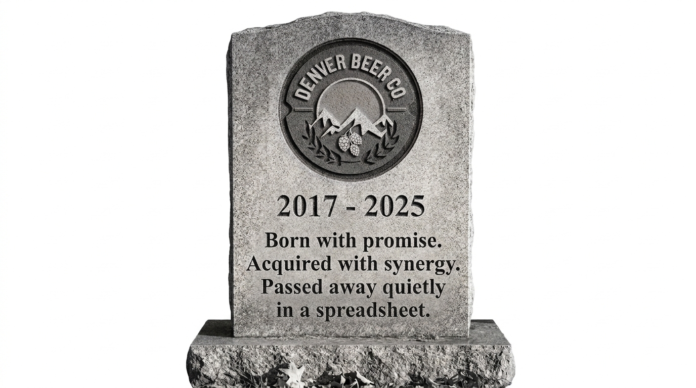 Denver Beer Co. Headstone